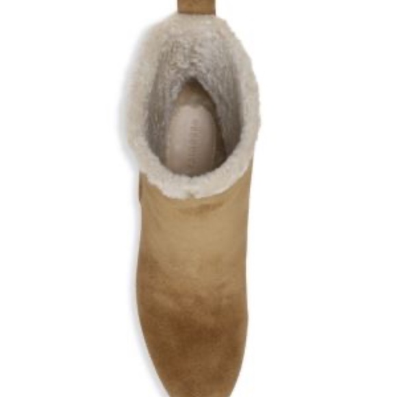 VERONICA BEARD Daxi Suede Shearling-Lined Booties - Size 8.5 M - Picture 5 of 10